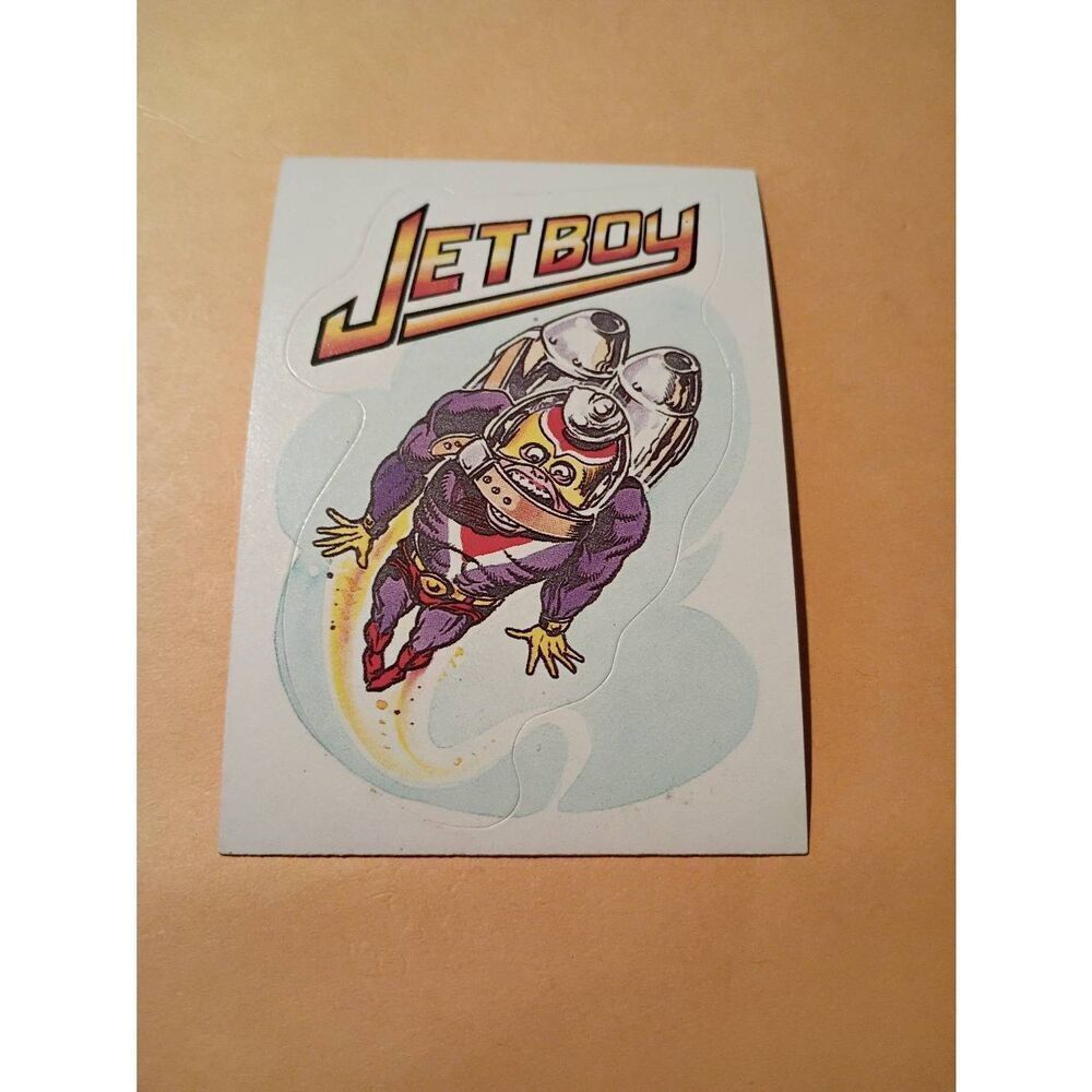 1983 General Mills Zero Hero Trading Card Sticker Vintage #62 Jet Boy